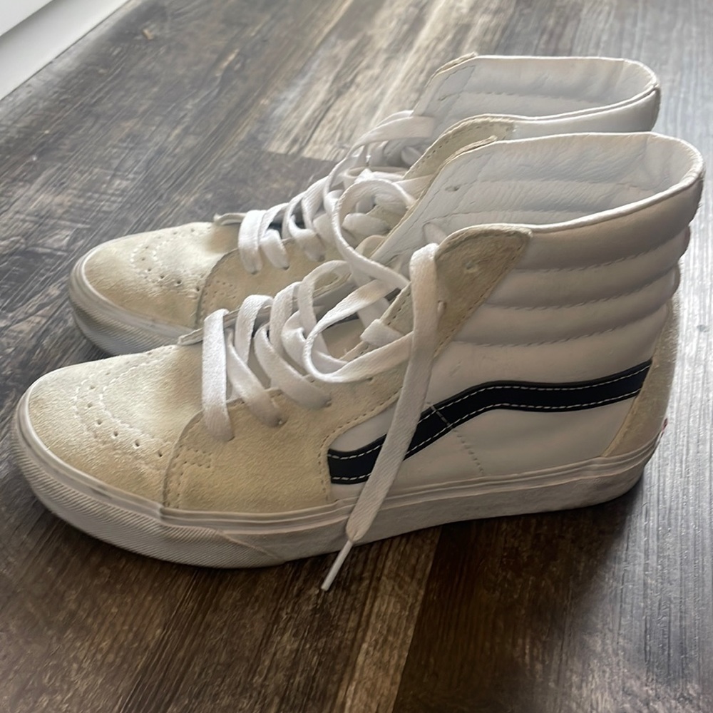 Vans sk8 hi white